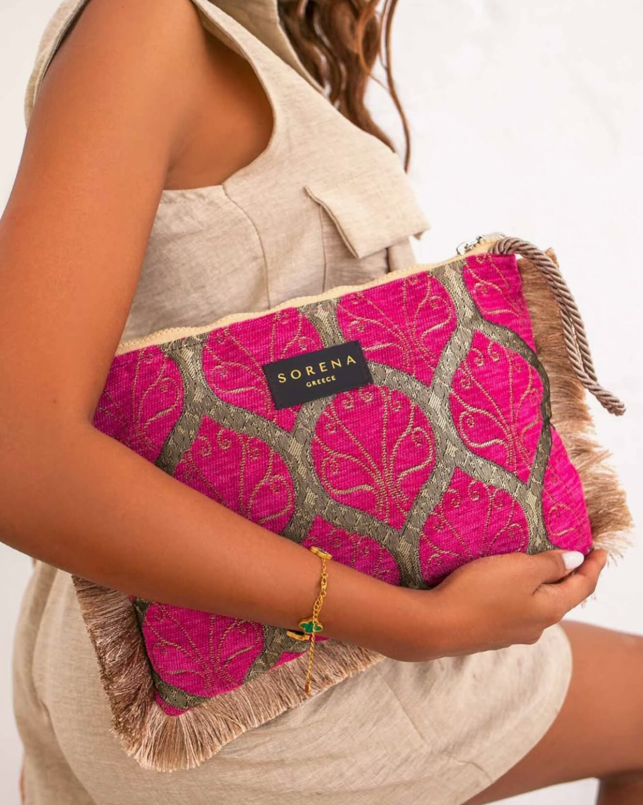 Fashionable accessories displayed at Almyra Concept Store in Zakynthos